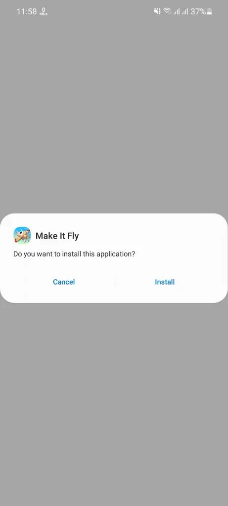 Screenshot of Make It Fly Apk